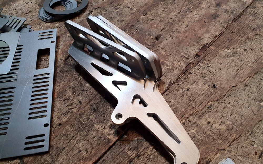 Sheet-metal bending project in progress
