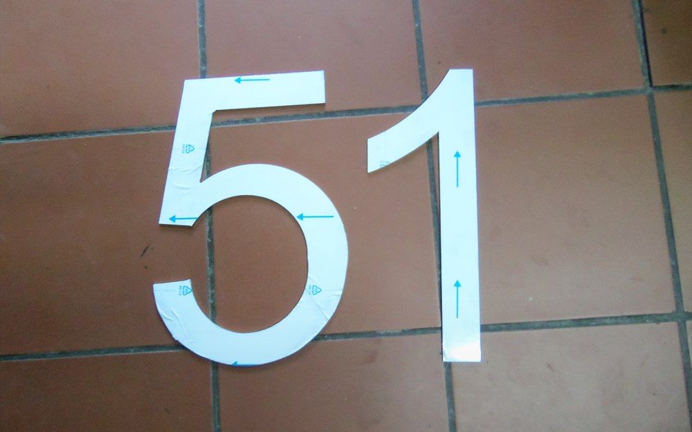 Laser-cut steel work in production